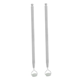 FOMIYES 2pcs Jade Eye Massager and Facial Roller for Skin Care Portable Beauty Device for Skin Tightening Aging and Daily Use Natural Cooling Effect for Revitalizing and Reducing Eye