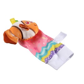Nicear 4 Pcs Infants Animal Wrist Rattle and Socks Set for Sensory Development and Early Learning Gifts