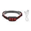 USB Rechargeable LED Headlamp Waterproof Outdoor Red Light Warning Head