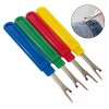 INTBUYING 4pcs Handle Seam Ripper Stitch Unpicker Thread Cutter DIY