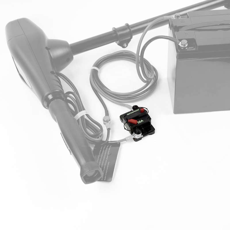 Newport Waterproof 50 Amp Premium Circuit Breaker for Trolling Motor
