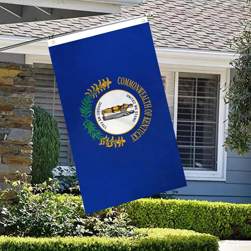 Nuibers Kentucky Flag 3x5 FT Sturdy for Outside, Heavy Duty