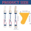 Kenbry Wood Filler Sticks 3 Colors White Wax Putty Stick,