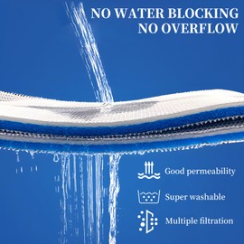 Rbleote 8d Filtermatte Aquarium 2 PCS Filterschwamm Aquarium 11x25x2cm Kann Individuell Zugeschnitten Werden Wabenstruktur Mehrere Filter Leicht zu Reinigen Geeignet Zum Filtern von Aquarienschmutz