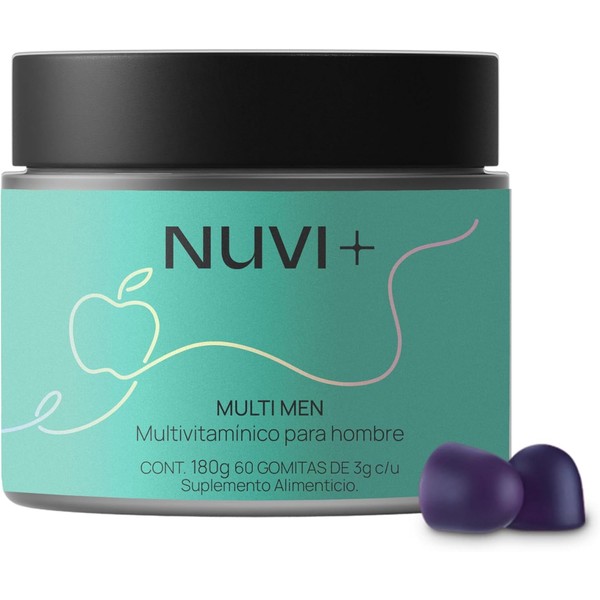 NUVI+ Multivitamínico en gomita para hombre | Libre de complejo
