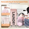 Optish 90L Rolling Laundry Basket with Wheels, 29 IN Hamper
