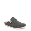 Dr. Scholl's Shoes Womens Louis Iconic Clog Mule Charcoal Wool