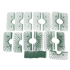 20 Pack Strawberry Plant Support, Strawberry Growing Racks with 4 Sturdy Legs Strawberry Growing Frame Keep Berries Protector Strawberry Growing Frame Holder Cage