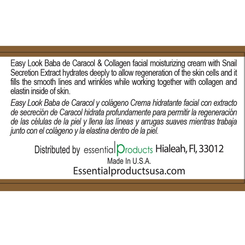 Baba de Caracol Snail Cream With Collagen Regenerating & Firming