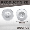 1.5 Inch Perforated Insulation Pins Self Locking Washers Flat Washer