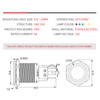 YMJSAN 16mm Latching Push Button Switch 12V DC On Off