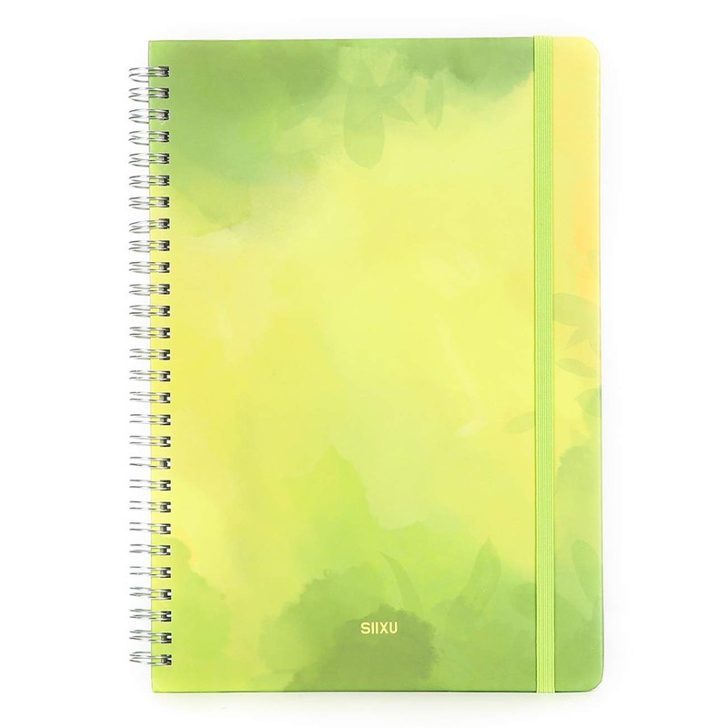siixu Spiral Journals for Writing, Color Illustration Notebook With an