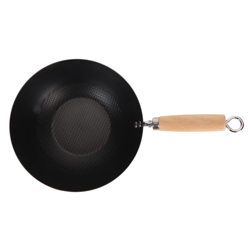 Frying Pan Even Heating Smooth Coating Multifunctional Iron Pot with