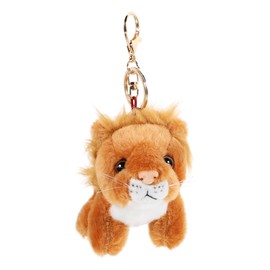 LIFKOME Plush Keychain, Cute, Stylish, Lion Pendant, Wallet Charm, Lion Plush, Keyring, Backpack Charm Decoration, Accessory, orange