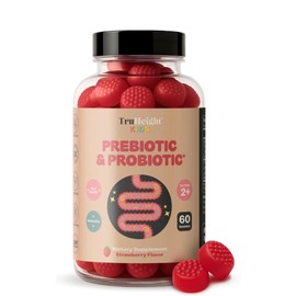TruHeight Prebiótico  Probiótico  Fórmula en Polvo Sabor Fresa, Vitaminas y Minerales, Complemento Diario                                             