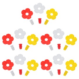Sosoport Hummingbird Feeders Replacement Hummingbird Feeder Parts Flowers Hummingbird Feeder Replacement Parts Hanging Feeder Replacement Flower Flowers: 15pcs Bird