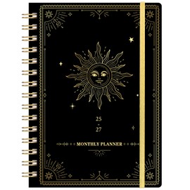 2025-2027 Monthly Planner - Monthly Calendar/Planner, JAN 2025 - DEC 2027, 3 Year Monthly Planner 2025-2027, 6.3" * 8.4", Thick Paper, Back Pocket, Black