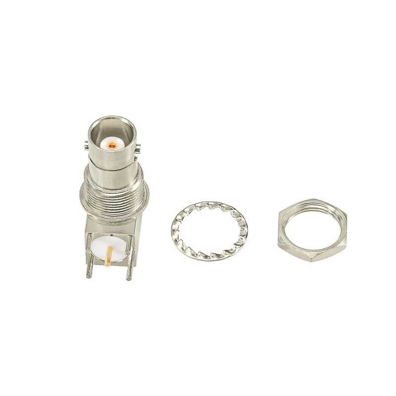 Superbat BNC Connector 50ohm BNC Female Jack Connector 5Pcs BNC