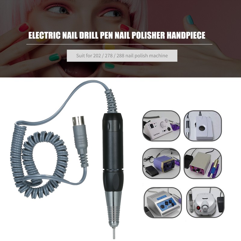 Nail Machine Handpiece Lightweight Easy to Operate Nail Drill Replacement