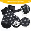 Monlida Calcetines Antideslizantes para Perros con Protectores de Patas,Calcetines Antideslizantes