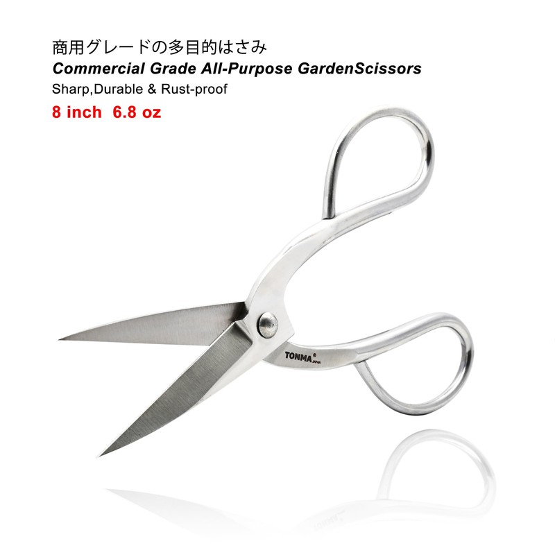TONMA JP Professional Bonsai Scissors [Made in Japan] Stainless Steel