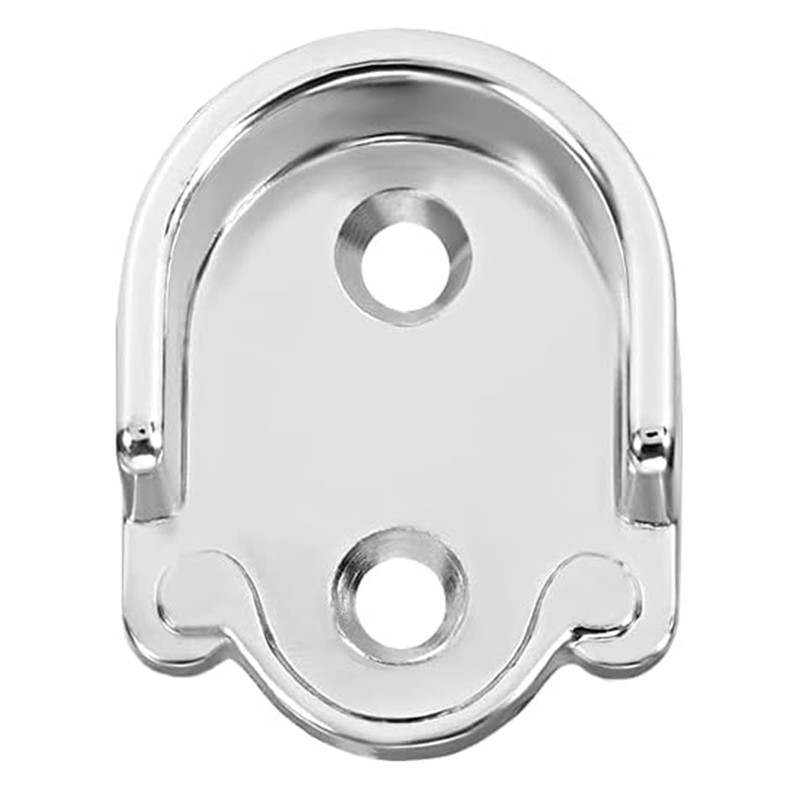 2pcs Zinc Alloy Wardrobe Closet Rod Bracket, Shower Curtain Rod