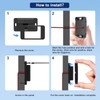 TSV 3 Port 12V USB Outlet Panel Wall Mount, 36W