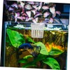 SUPVOX 8pcs Aquarium Hanging Planter Cups Transparent Acrylic Fish Tank