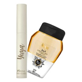 Máscara Pestañas Yuya 10 Aceites Voluminizador Alargador + Desmaquillante 3en1