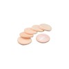 6 Pcs/box Powder Puff with Carrying Case, Round Make Powder