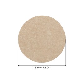 PATIKIL Mocha Pot Paper Filter Disposable Round Brown Paper 2.08 Inch OD for Espresso Maker, Cafe Office Home Pack of 500