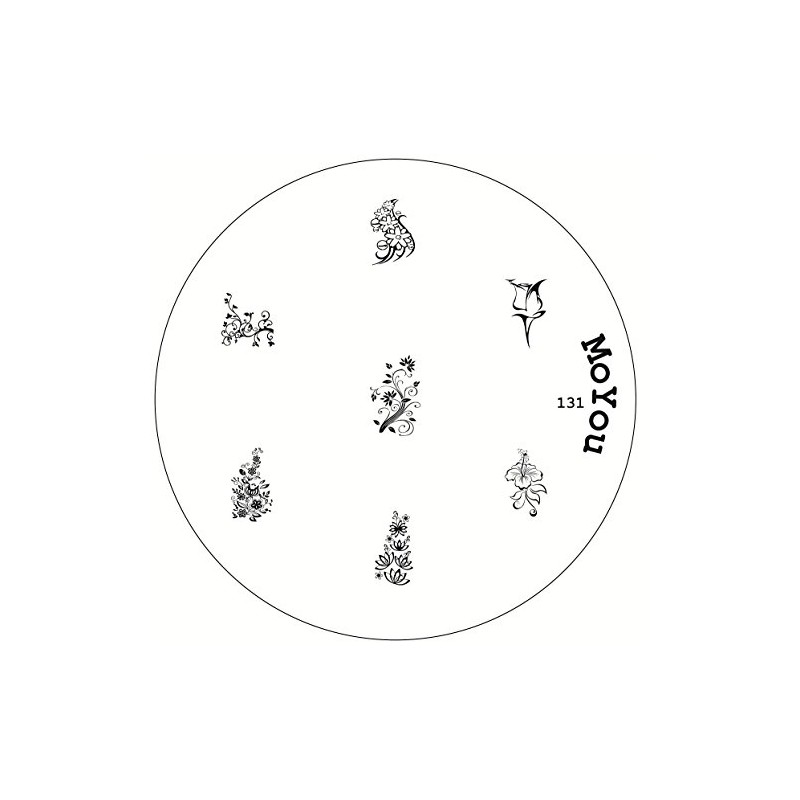 Original MoYou Nail Art Image Stamp Plate Number 131 Manicure