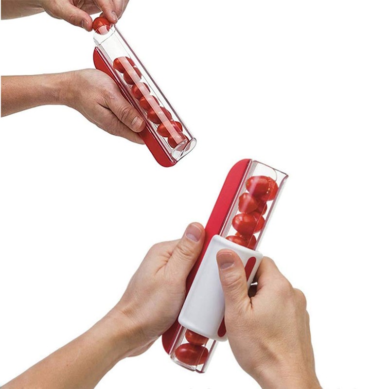 Fruit Cutter, Tomatoes/Grapes/Cherry Cutter, Fruit Kitchen Decoration, Kitchen Aid, Vegetable
