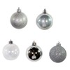 60mm Shatterproof Silver Ball Ornaments, 30 Piece Set