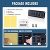 GGTA Rocker Switch Panel Waterproof with 4.8 Amp Dual USB