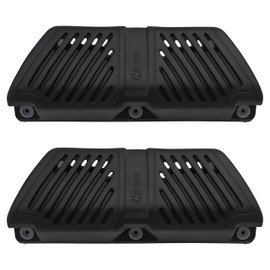 Seipel Marine EVA Permanent Dock Fender – Black Boat Dock Fender – UV-Resistant – High-Density Closed-Cell Foam – Includes Stainless Steel Mounting Screws – Single or Double Option - 2 Pack