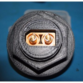 CrazyHamSales Threaded Panel Mount Adapter, XT90 Connector