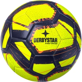 Derbystar Unisex - Adult Street Soccer v22 Football, Yellow/Blue/Orange, 5