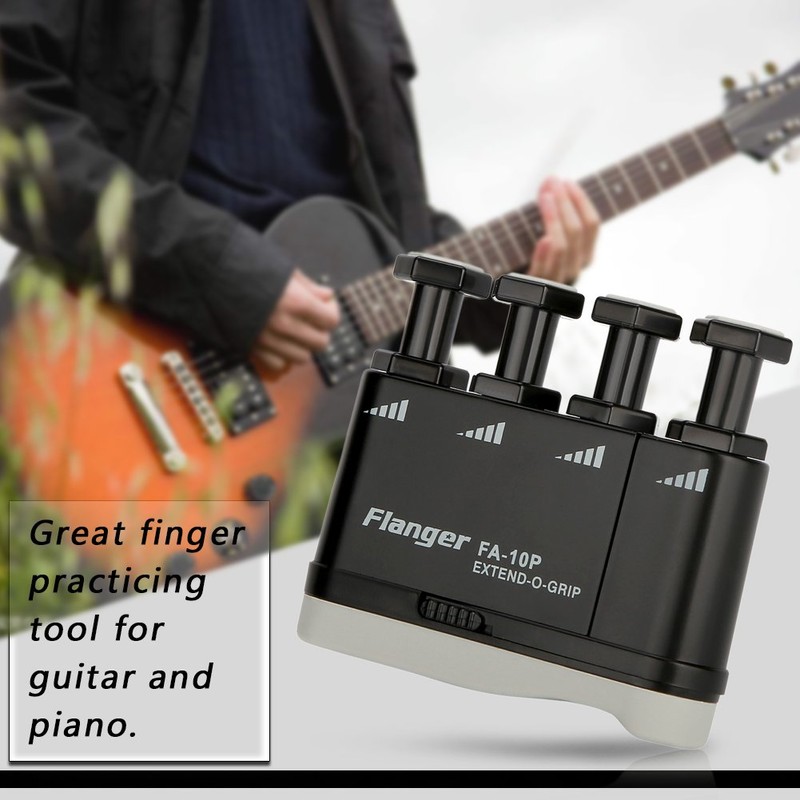 Tbest Adjustable Finger Trainer for Guitar, Guitar Trainer, Hand Trainer