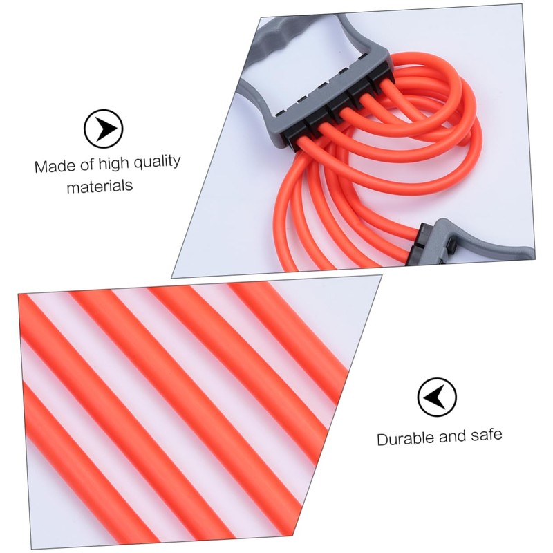 KOMBIUDA 1pc Chest Expander Comfortable Handles Detachable Spring Arm Pulling