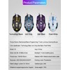 ✅MOUSE GAMING RGB LED PROGRAMMABLE PRECISE METAL WIRED 6 BUTTONS