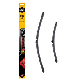 SWF Connect Wipers - K35 - Kit Made in Germany Flat Bar Wipers for Optimal Wiping Performance 650 mm/550 mm - Front - Set of 2