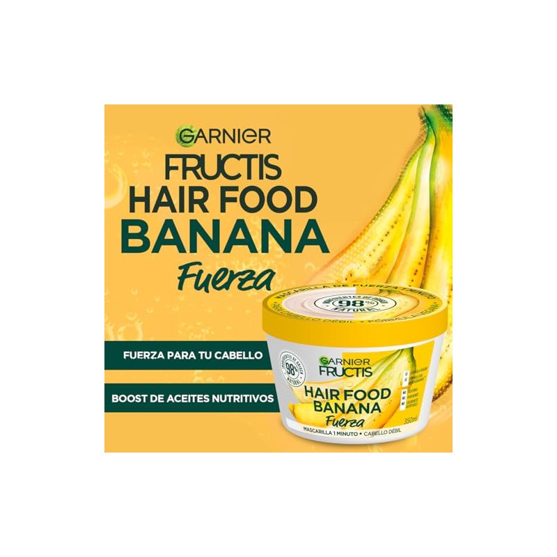 Garnier Fructis HairFood Banana mascarilla para cabello débil