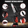 Mini Chainsaw 6 Inch, Handheld Chain Saw With Security Lock