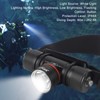 Diving Headlamp Flashlight IPX68 Waterproof Super Bright 1200LM 3 Light
