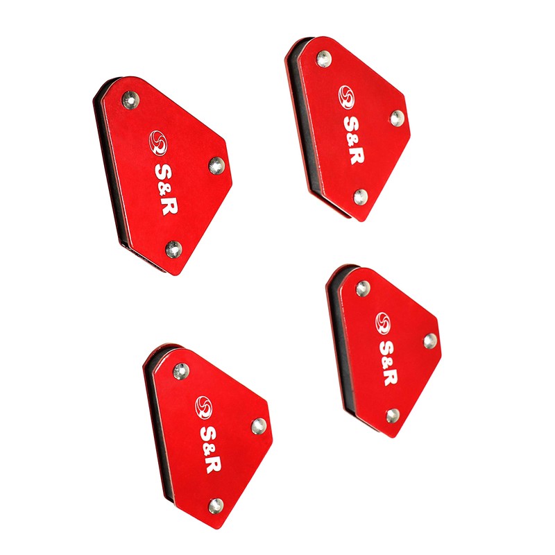 S&R Mini Welding Support Magnet - Set of 4 Magnets