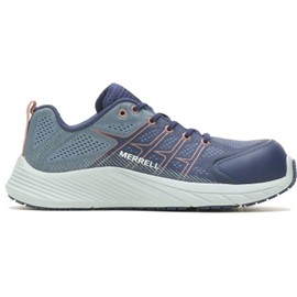 Merrell Moab Flight CF/Sea, Women's, Sea, Comp Toe, EH, Slip Resistant, Low Athletic, Work Shoe (9.5 M)
