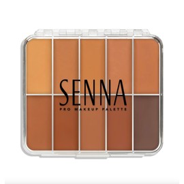 Senna Cosmetics Slipcover Palette Small Foundation 2, Medium-Dark