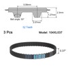 sourcing map 3 Pcs 104XL 037 Timing Belt 52 Teeth