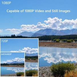 For Raspberry Pi Camera, 5MP 1080P Camera Module for Raspberry Pi 4 / 3B + Webcam Video Camera with Housing and Flex Cable